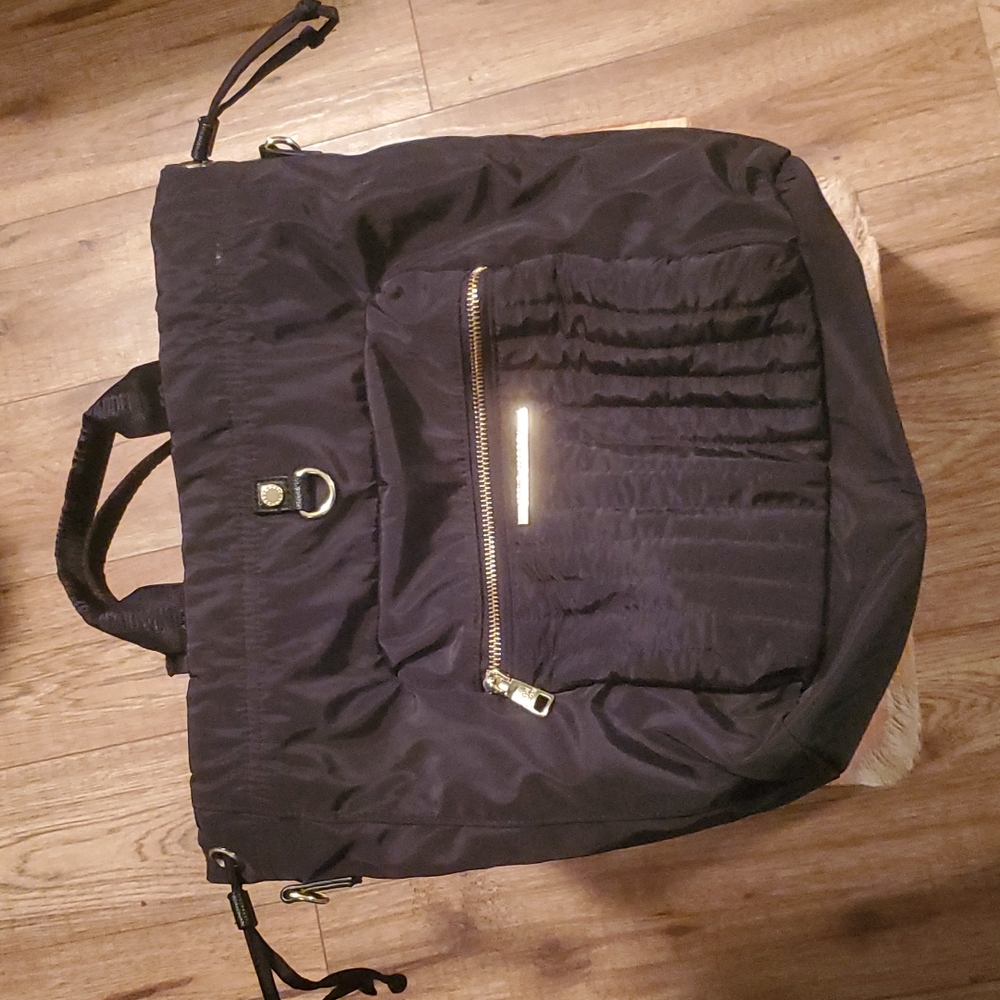 Steve Madden backpack/ crossbody, large black nylon
